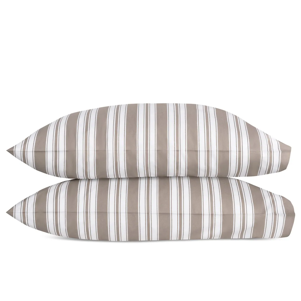 Schumacher Elio Pillowcases in Mocha