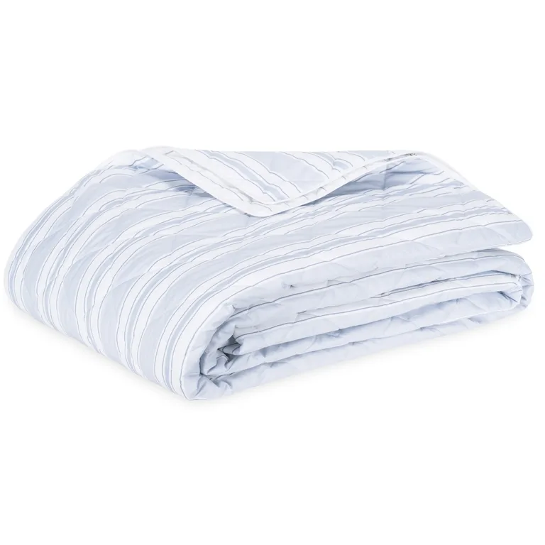 Schumacher Elio Quilt in Blue