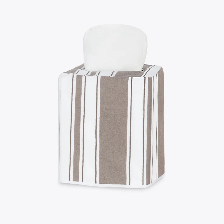 Schumacher Elio Tissue Box Cover in Mocha (MSC065TISSUEMC)