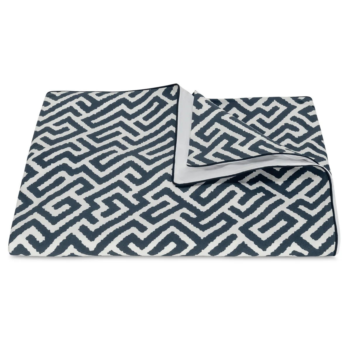 Schumacher Gabriel Duvet Cover in Indigo