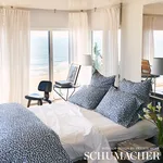 Gabriel Duvet Cover - Indigo Schumacher Gabriel Duvet Cover in Indigo