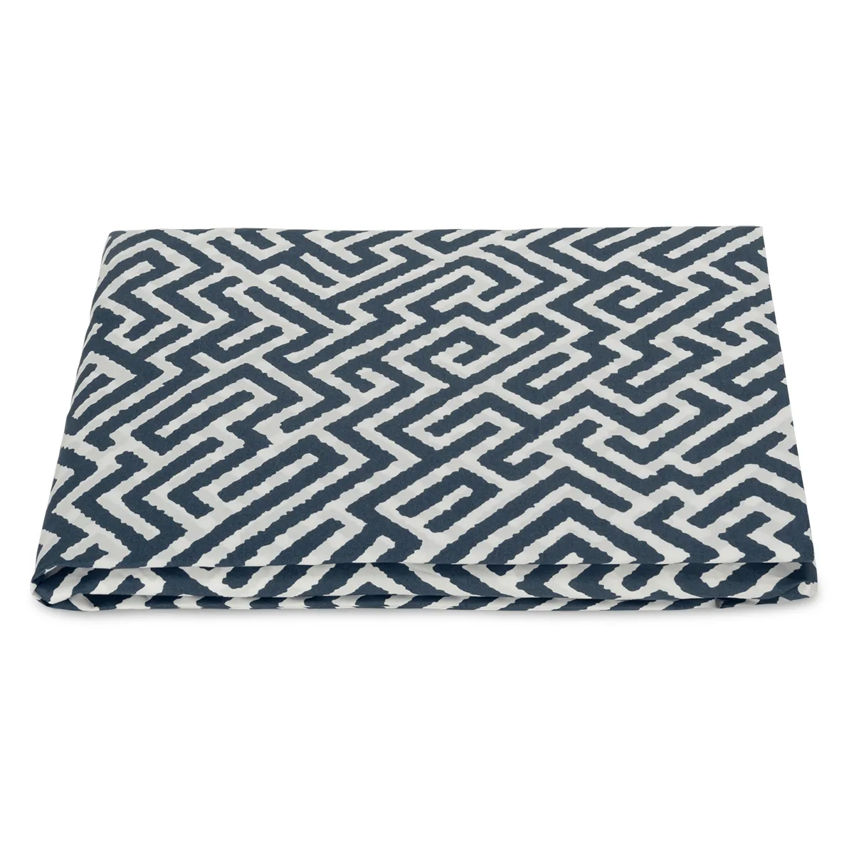 Schumacher Gabriel Fitted Sheet in Indigo