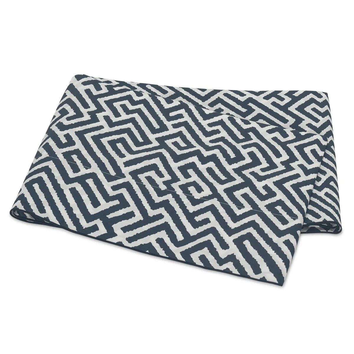 Schumacher Gabriel Flat Sheet in Indigo