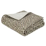 Gabriel Quilt - Mocha Schumacher Gabriel Quilt in Mocha