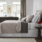 Gabriel Quilted Sham - Mocha Schumacher Gabriel Quilted Sham in Mocha