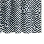 MSC058SHOID | Gabriel Shower Curtain - Indigo Schumacher Gabriel Shower Curtain in Indigo (MSC058SHOID)