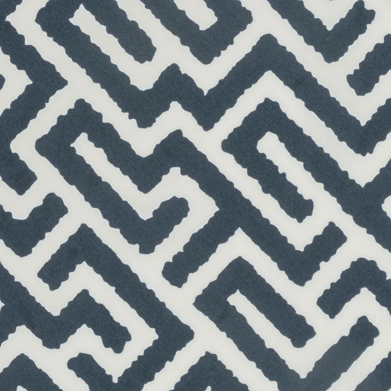 Schumacher Gabriel Shower Curtain in Indigo (MSC058SHOID)