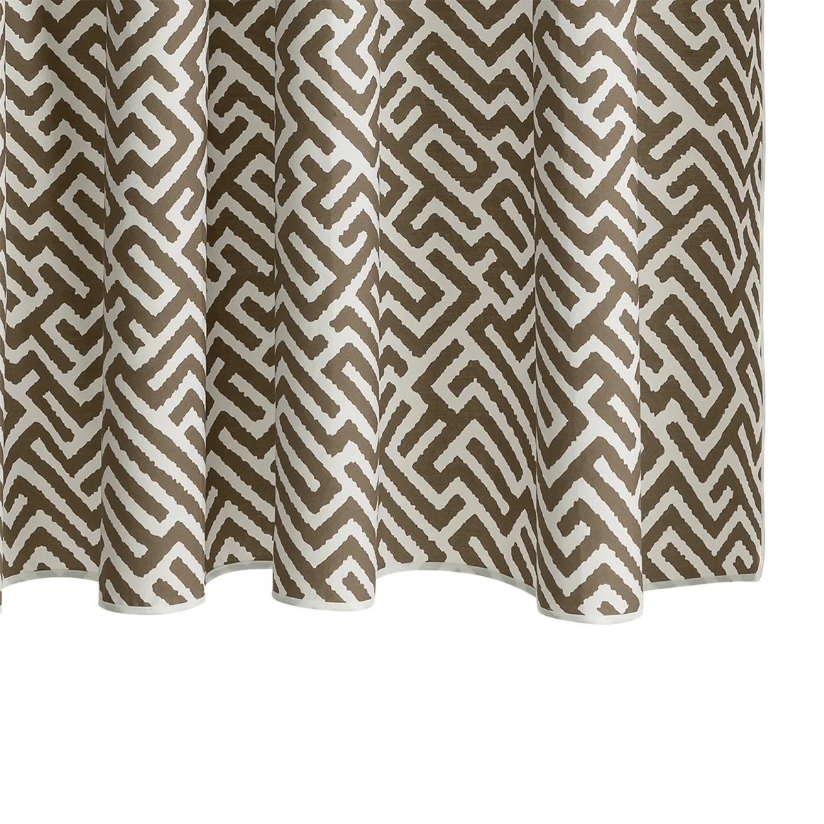 Schumacher Gabriel Shower Curtain in Mocha (MSC058SHOMC)