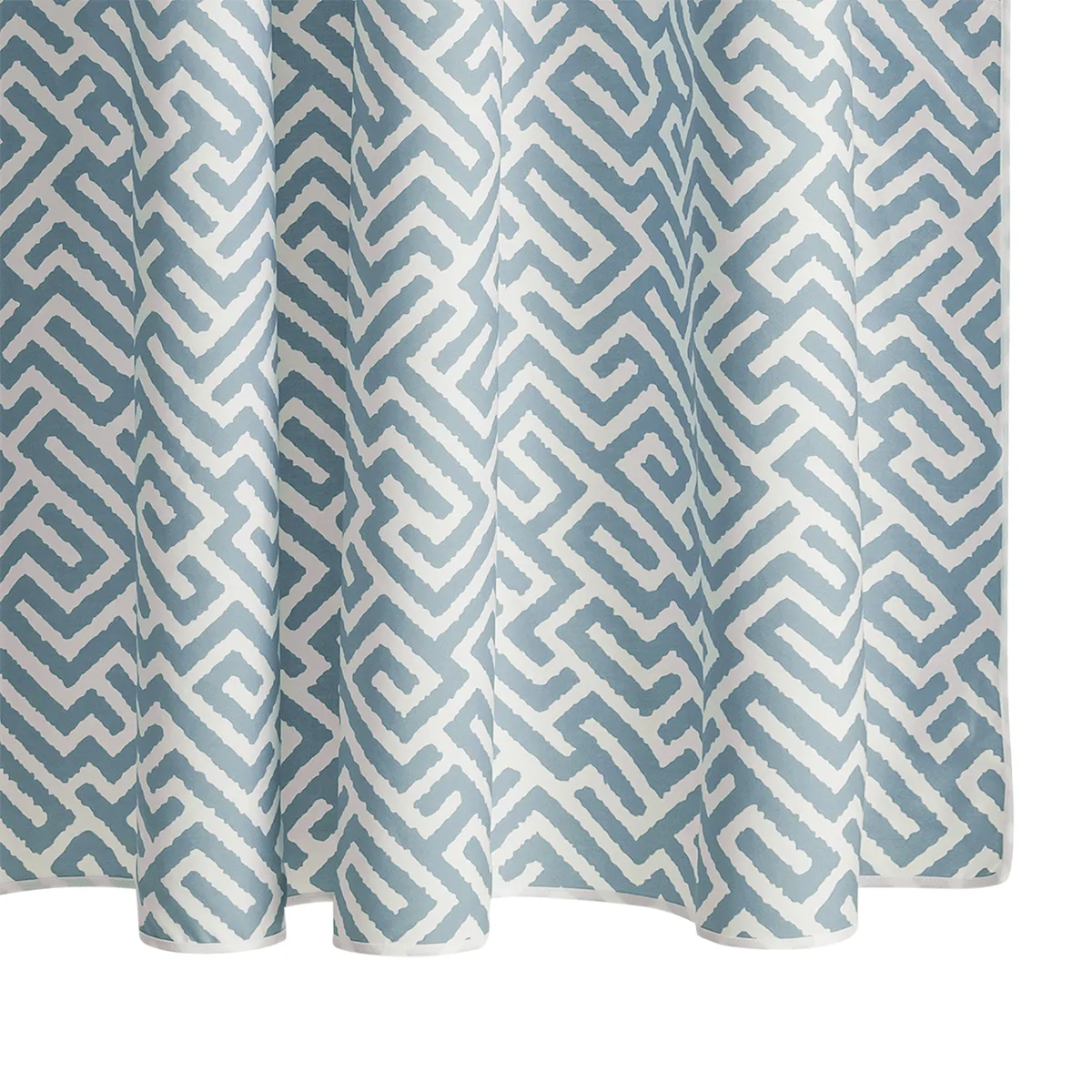 Schumacher Gabriel Shower Curtain in Stony Blue (MSC058SHO6S)