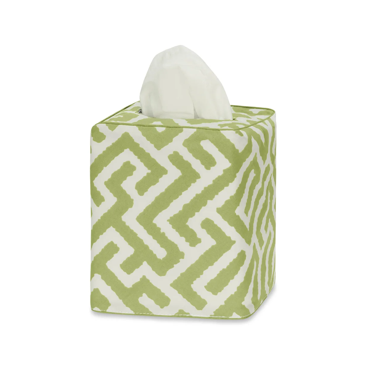 Schumacher Gabriel Tissue Box Cover in Grass (MSC058TISSUEGR)