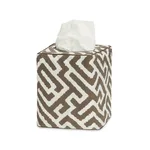 Schumacher Gabriel Tissue Box Cover in Mocha (MSC058TISSUEMC)