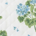 Geranium Quilt - Blue Schumacher Geranium Quilt in Blue