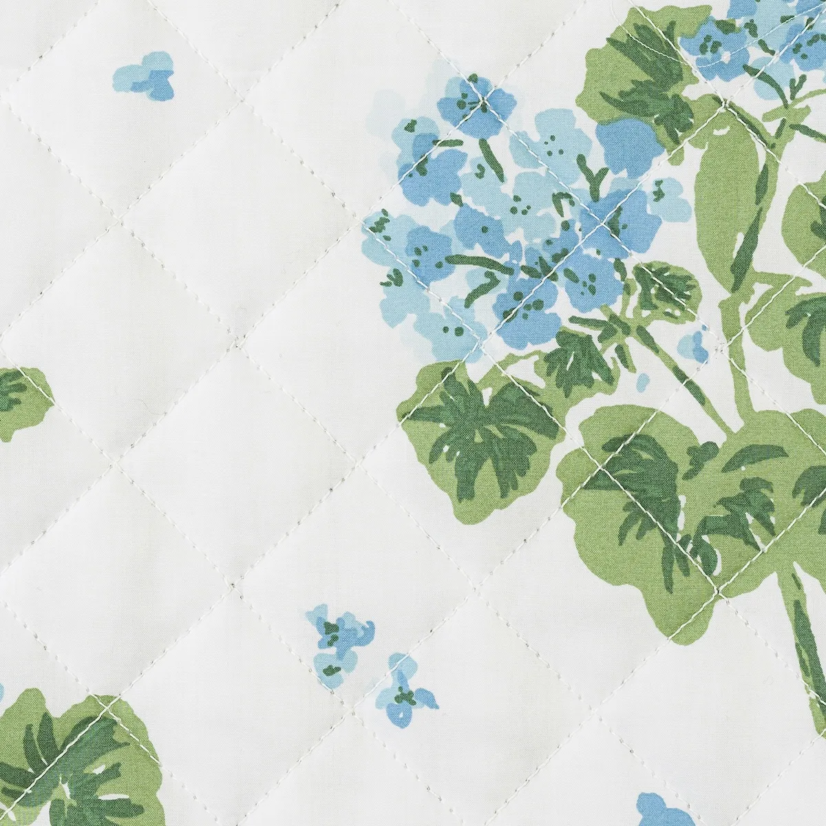 Schumacher Geranium Quilt in Blue