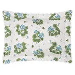 Geranium Sham - Blue Schumacher Geranium Sham in Blue