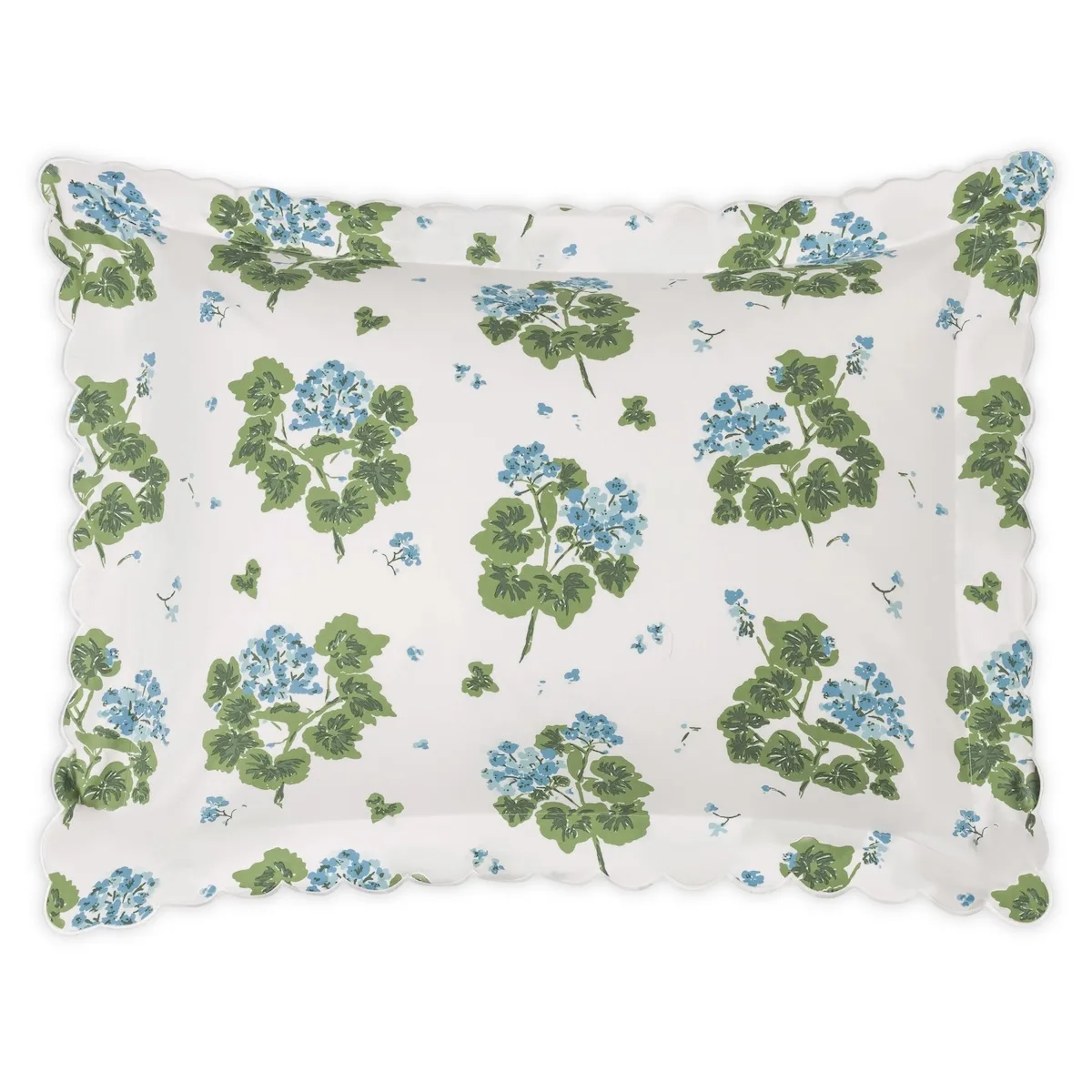 Schumacher Geranium Sham in Blue