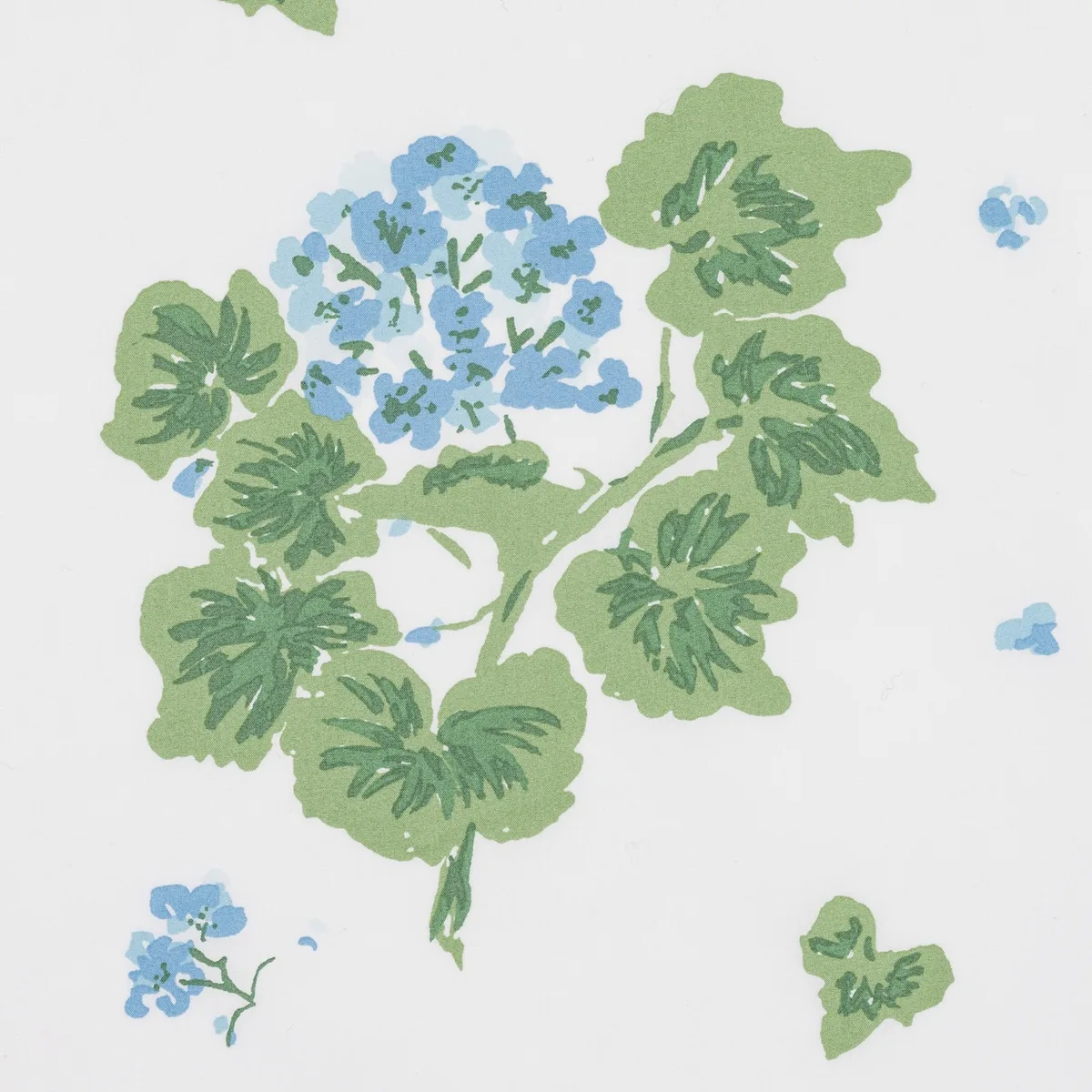 Schumacher Geranium Shower Curtain in Blue (MTT002SHOBL)