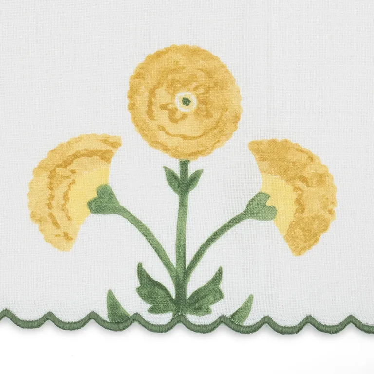 Schumacher Gisele Shower Curtain in Marigold (MSC045SHOMG)