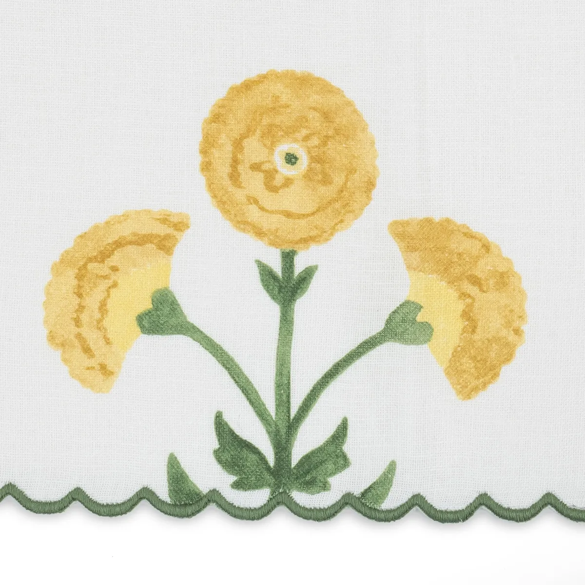 Schumacher Gisele Shower Curtain in Marigold (MSC045SHOMG)