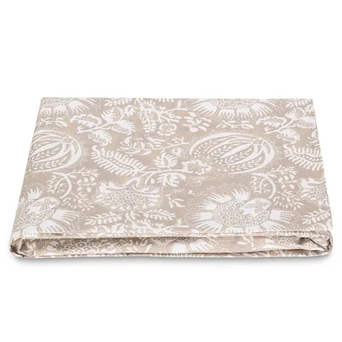 Schumacher Granada Fitted Sheet in Dune