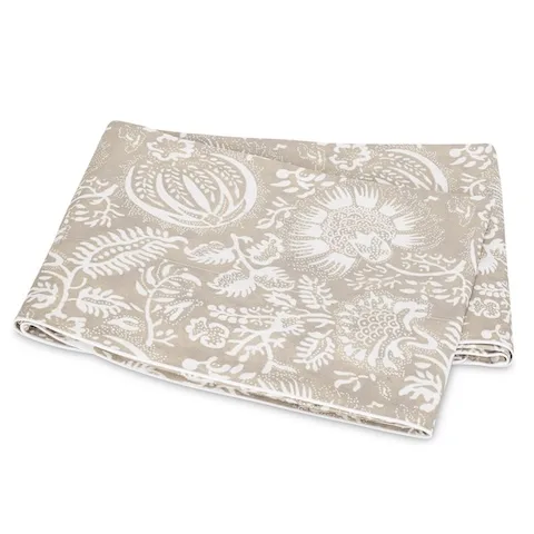 Schumacher Granada Flat Sheet in Dune