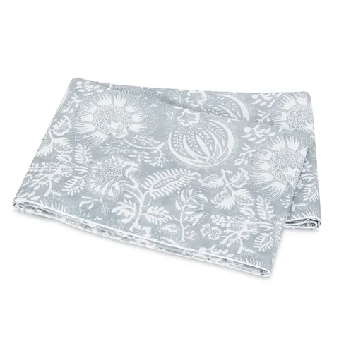 Schumacher Granada Flat Sheet in Hazy Blue