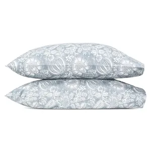 Schumacher Granada Pillowcases in Hazy Blue