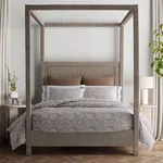 Granada Sham - Hazy Blue Schumacher Granada Sham in Hazy Blue