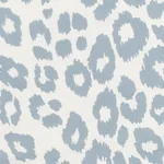 Schumacher Iconic Leopard Guest Towel Set in Sky (MSC022GTOW2SY)
