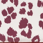 Schumacher Iconic Leopard Linen Sleep Mask in Crimson (MSC070SMSK0C)