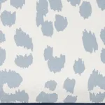 Schumacher Iconic Leopard Linen Sleep Mask in Sky (MSC070SMSKSY)