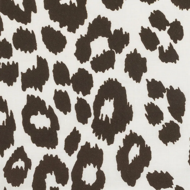 Schumacher Iconic Leopard Tissue Box Cover in Cinder (MSC022TISSUE1D)