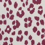 Schumacher Iconic Leopard Tissue Box Cover in Crimson (MSC022TISSUECQ)