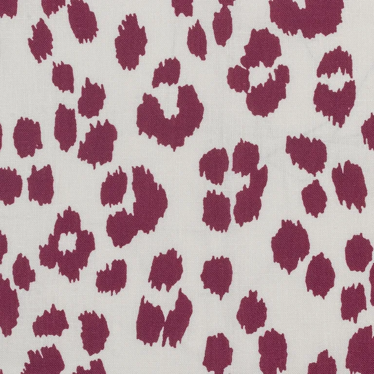 Schumacher Iconic Leopard Tissue Box Cover in Crimson (MSC022TISSUECQ)