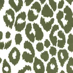 Schumacher Iconic Leopard Tissue Box Cover in Green (MSC022TISSUERG)