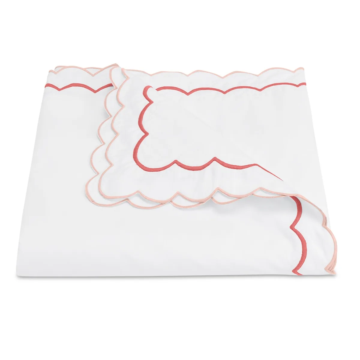 Schumacher India Duvet Cover in Blush