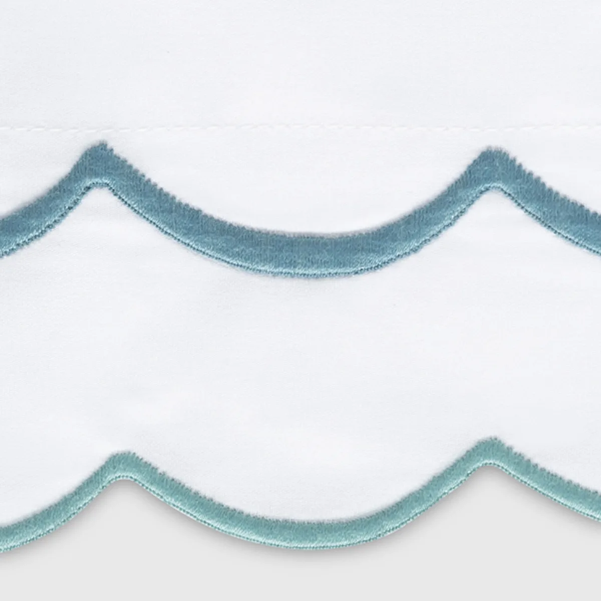 Schumacher India Duvet Cover in Cerulean