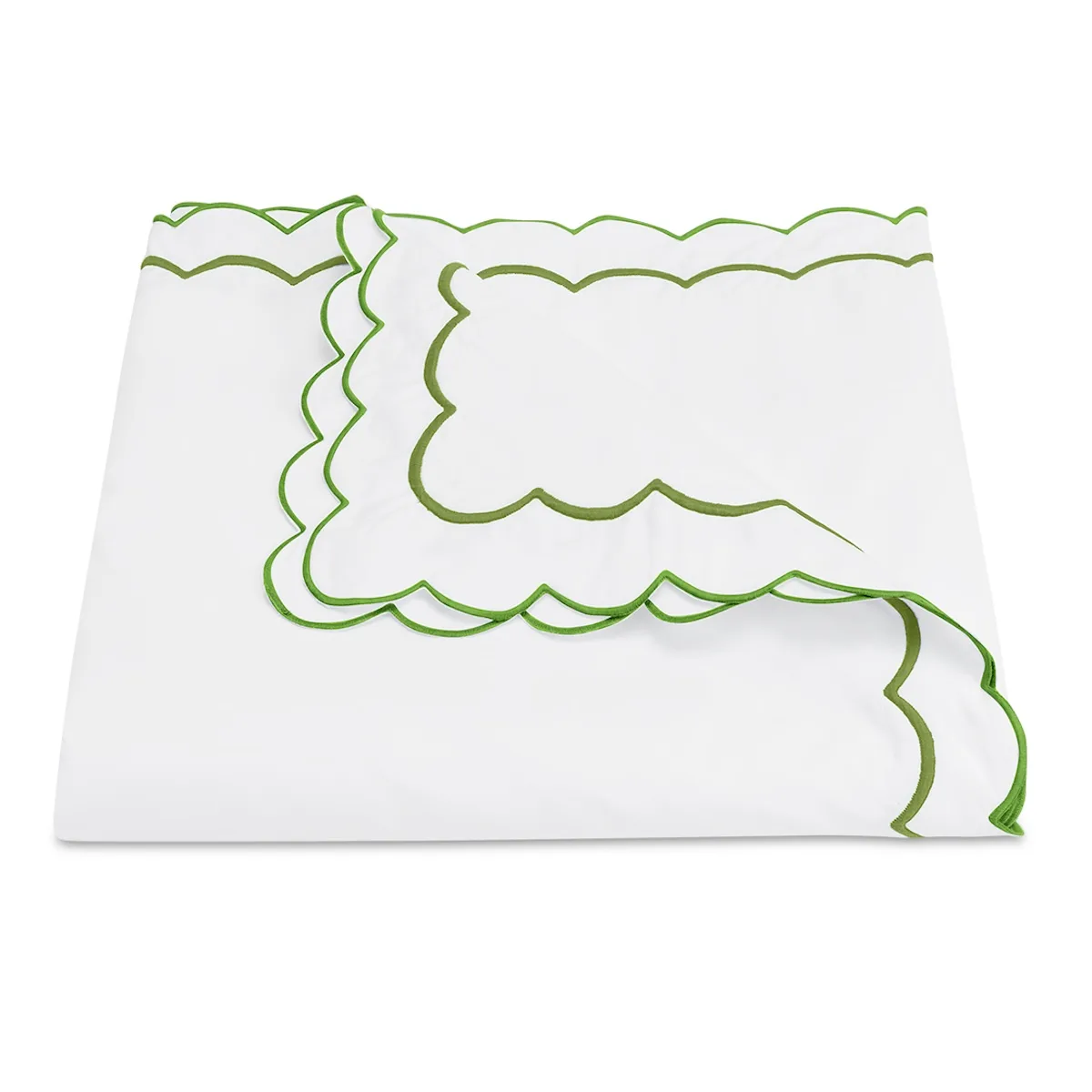 Schumacher India Duvet Cover in Grass