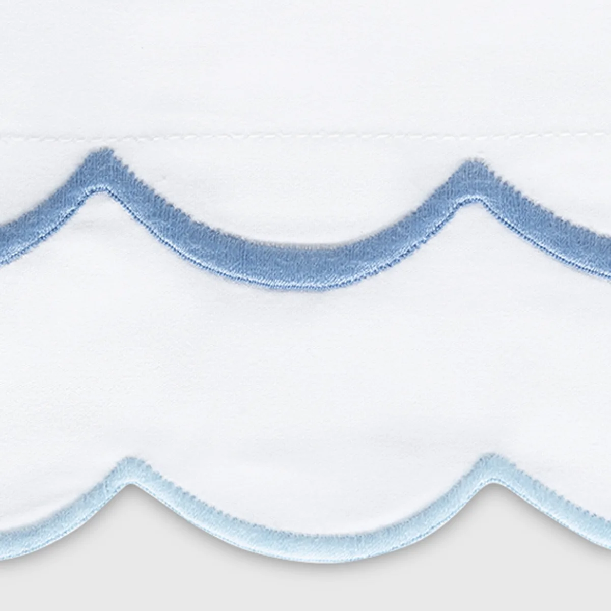 Schumacher India Flat Sheet in Azure