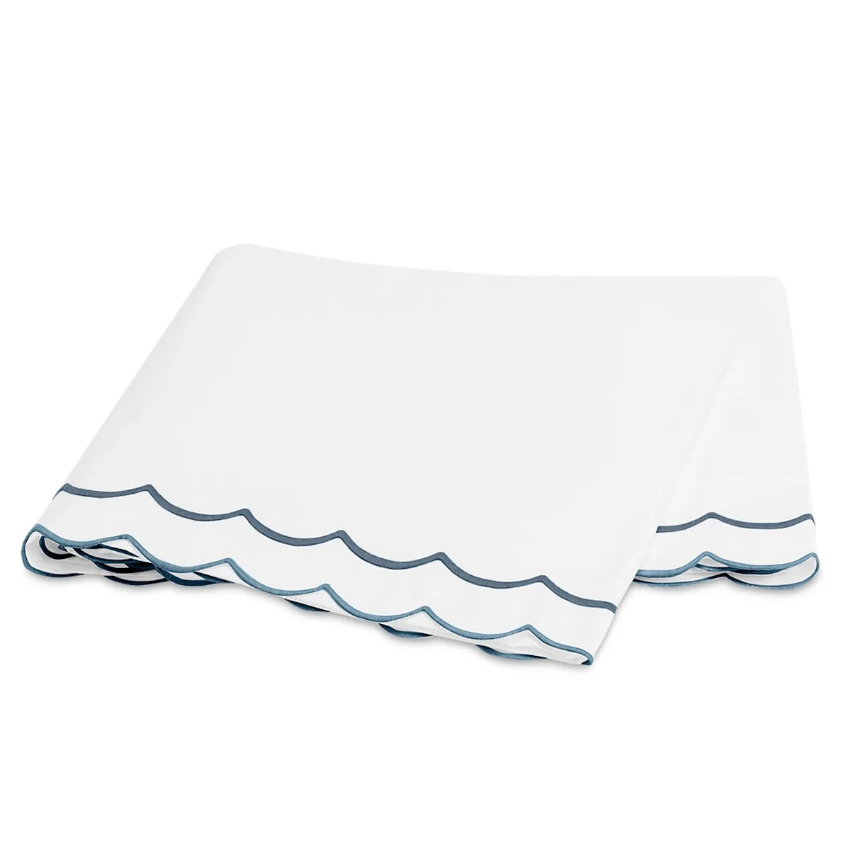 Schumacher India Flat Sheet in Hazy Blue