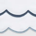 India Flat Sheet - Hazy Blue Schumacher India Flat Sheet in Hazy Blue