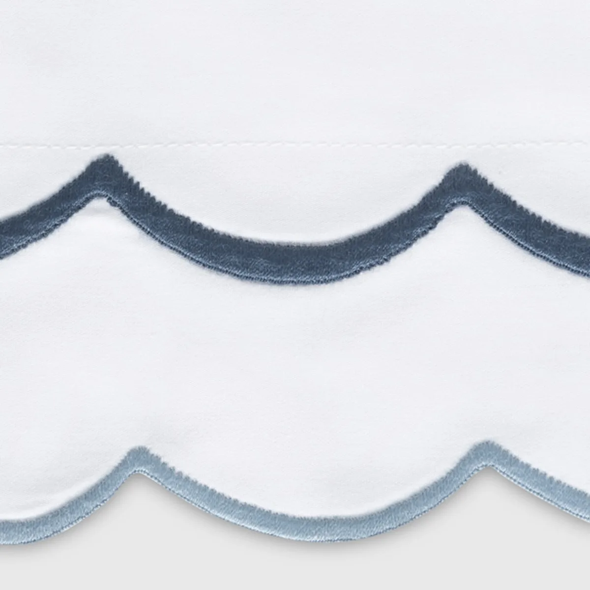 Schumacher India Flat Sheet in Hazy Blue