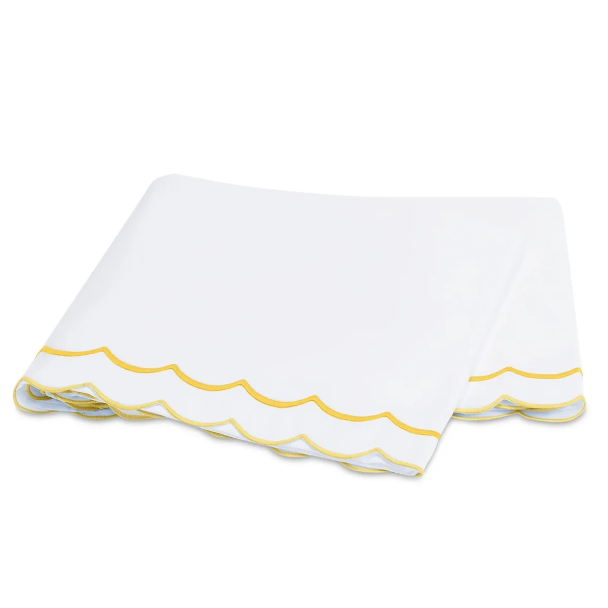 Schumacher India Flat Sheet in Lemon