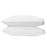 India Pillowcase Pair - Driftwood Schumacher India Pillowcase Pair in Driftwood