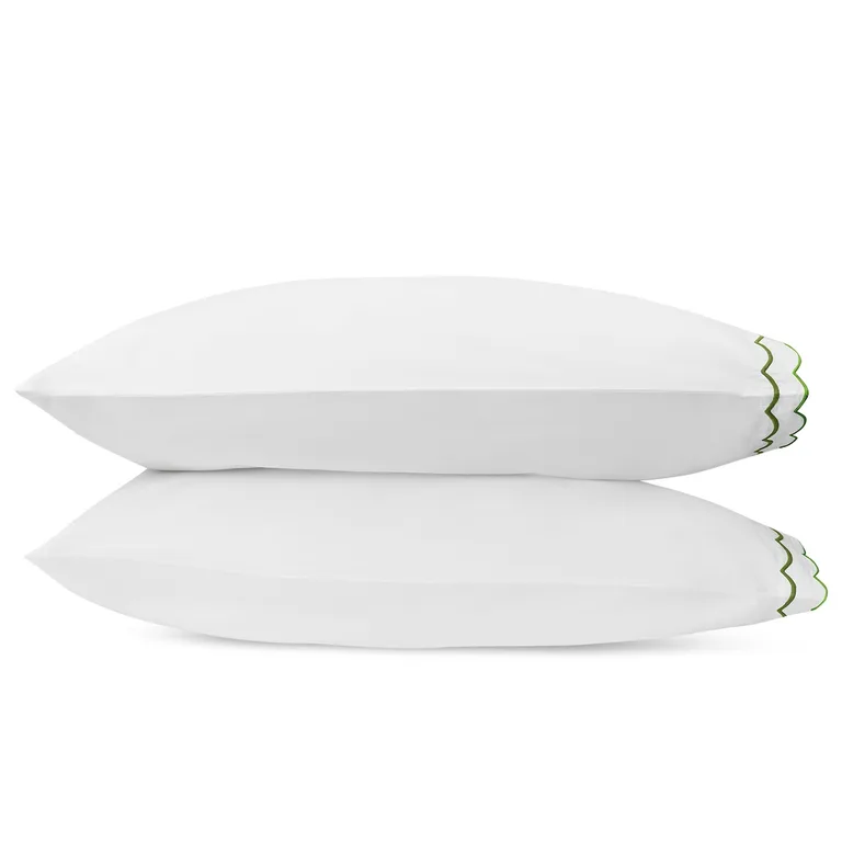 Schumacher India Pillowcase Pair in Grass