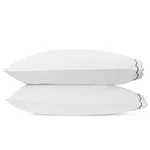India Pillowcase Pair - Hazy Blue Schumacher India Pillowcase Pair in Hazy Blue