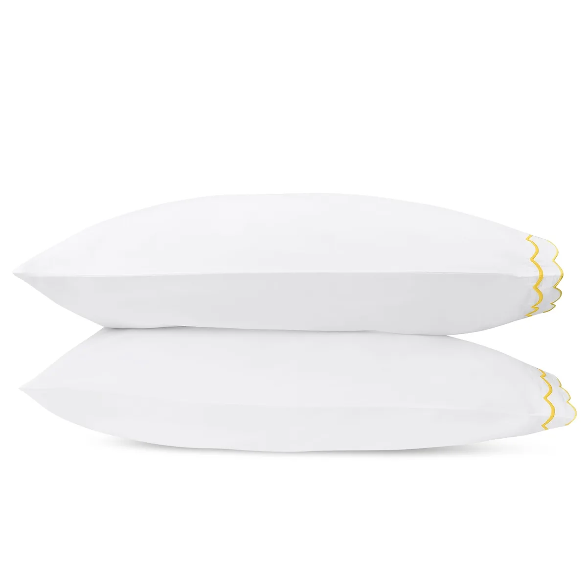 Schumacher India Pillowcase Pair in Lemon