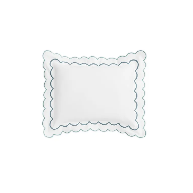 Schumacher India Sham in Cerulean
