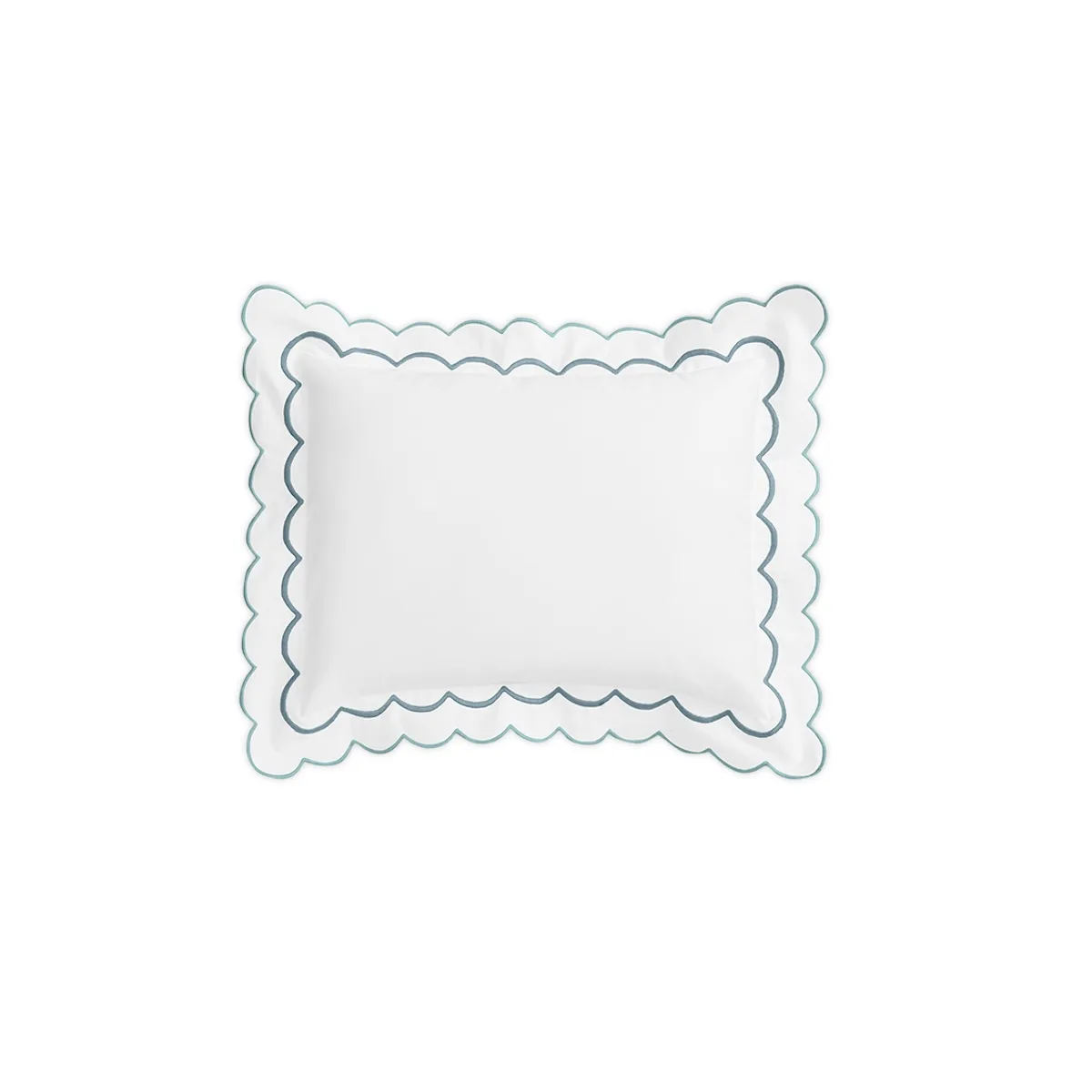 Schumacher India Sham in Cerulean