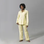 Jasper Pajama Set - Lemon/Blue Schumacher Jasper Pajama Set in Lemon/Blue