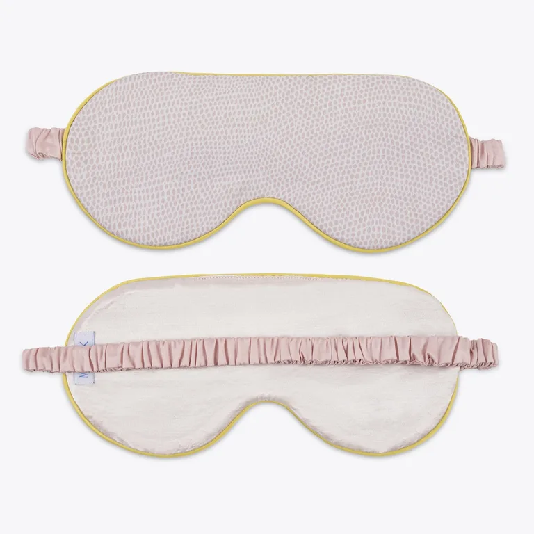 Schumacher Jasper Sleep Mask in Peony (M243SMSKPY)